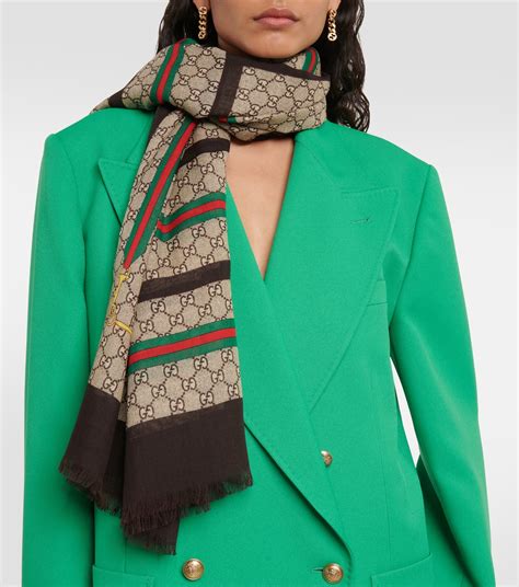 gucci anime scarf|Gucci scarf female.